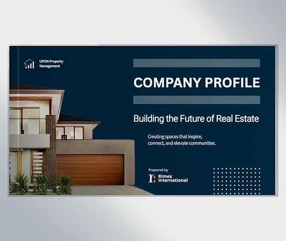 Sample Real Estate & Construction Industrial Project Profile prepared by Rimex International 